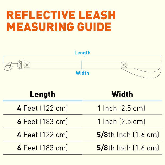Reflective Nylon Dog Leash
