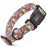 Dogline Biothane Printed Dog Collar with Quick Release Buckle