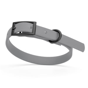 Dogline Biothane Waterproof Dog Collar with Black Hardware - Size XS (9 to 12 inches)