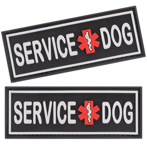 Dogline 3D Rubber Removable Patches for Dog Harness and Vest