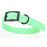Sea Foam Green dog collar with black buckle, made from waterproof biothane, 22 to 25 inches long