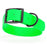 Tropical Green dog collar with black buckle, made from waterproof biothane, 1.5 inches wide, 24 to 28 inches long, fits large dogs