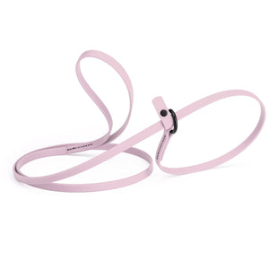 Pastel purple slip lead for dogs, made from waterproof Biothane, 3/8 inches wide