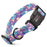 Dogline Biothane Printed Dog Collar with Quick Release Buckle