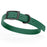 Hunter Green dog collar with black hardware, made from waterproof biothane, 15 to 18 inches long