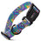 Dogline Biothane Printed Dog Collar with Quick Release Buckle