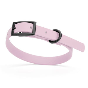 Dogline Biothane Waterproof Dog Collar with Black Hardware - Size XS (9 to 12 inches)
