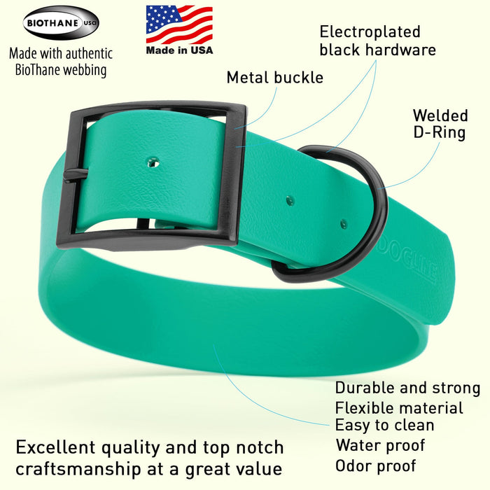 Biothane Waterproof Dog Collar - Wide - XX-Large (24 to 28 inches)