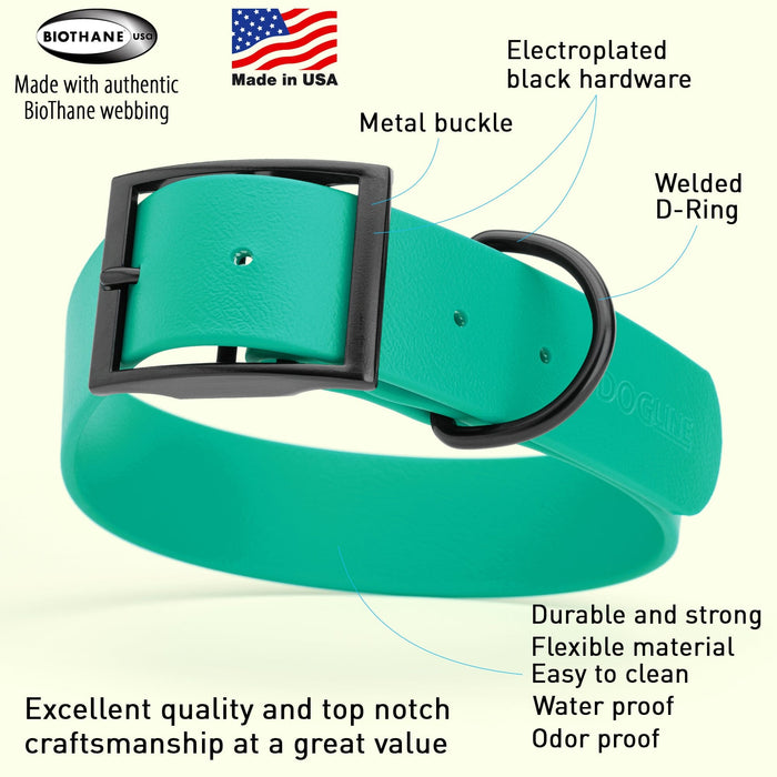 Biothane Waterproof Collar - Wide - XX-Large (24 to 28 inches)