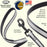Dogline Reflective Biothane Dog Leash with Black Hardware