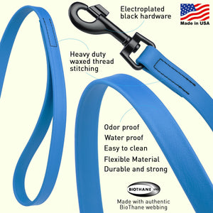 Biothane Waterproof Dog Leash 6 ft