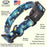 Dogline Biothane Printed Dog Collar with Quick Release Buckle