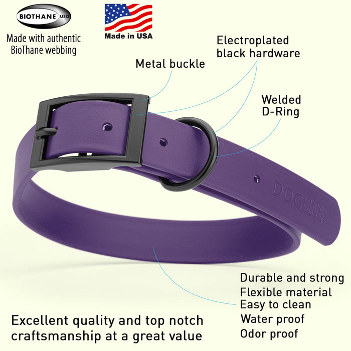 Biothane Waterproof Collar - X-Large (22 to 25 inches)