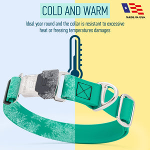 Dogline Biothane Waterproof Dog Collar with Herm Sprenger Stainless Steel Quick Release Buckle