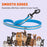 Dogline Reflective Biothane Dog Leash with Black Hardware