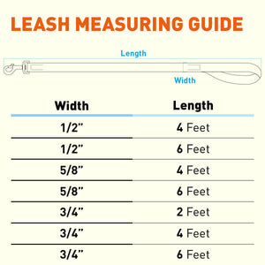 Biothane Waterproof Dog Leash 6 ft
