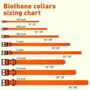 Biothane Waterproof Dog Collar - Small (12 to 15 inches)