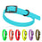 Waterproof collar for dogs with black hardware, made from Biothane, 9 to 12 inches long; sky blue, green, coral, red, yellow, amethyst purple, olive and 19 other color options