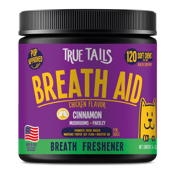 Breath Aid With Cinnamon For Dogs 9oz Jar (120 count)