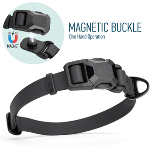 Biothane Waterproof Dog Collar with Magnetic Quick Release Buckle