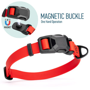 Biothane Waterproof Dog Collar with Magnetic Quick Release Buckle