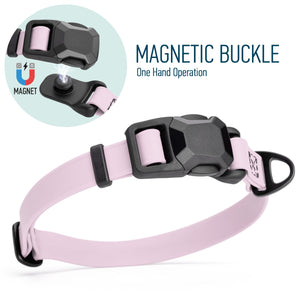Biothane Waterproof Dog Collar with Magnetic Quick Release Buckle