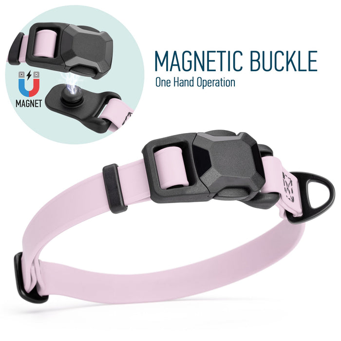 Biothane Waterproof Dog Collar with Magnetic Quick Release Buckle
