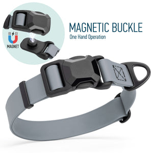 Biothane Waterproof Dog Collar with Magnetic Quick Release Buckle