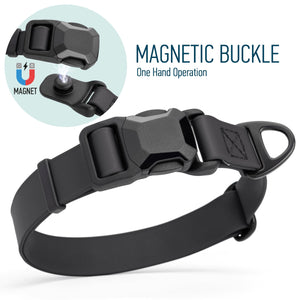 Biothane Waterproof Dog Collar with Magnetic Quick Release Buckle