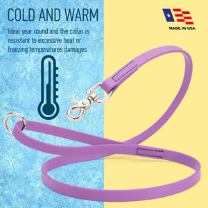 Long Line BioThane Dog Lead with Nickel Scissor Snap