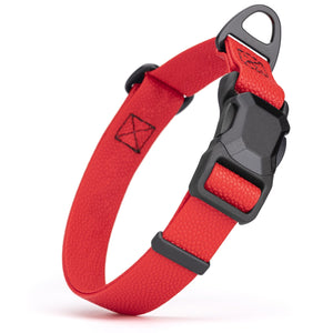 Dogline Pebble Emboss Biothane Dog Collar with Magnetic Buckle