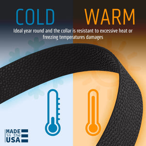 Dogline Pebble Emboss Biothane Dog Collar with Magnetic Buckle