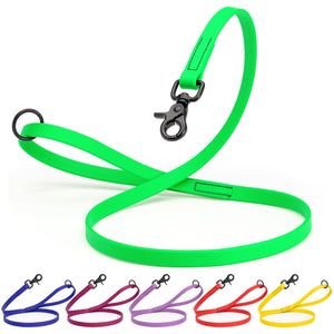 Long Line Biothane Dog Lead with Black Scissor Snap