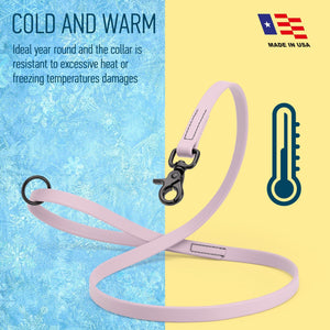 Long Line Biothane Dog Lead with Black Scissor Snap