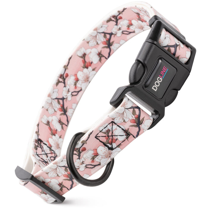 Dogline 1" Biothane Full Color Design Printed Dog Collar with Quick Release Buckle