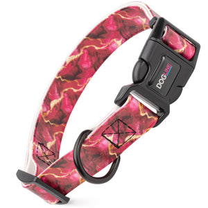 Dogline 1" Biothane Full Color Design Printed Dog Collar with Quick Release Buckle