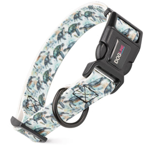 Dogline 1" Biothane Full Color Design Printed Dog Collar with Quick Release Buckle