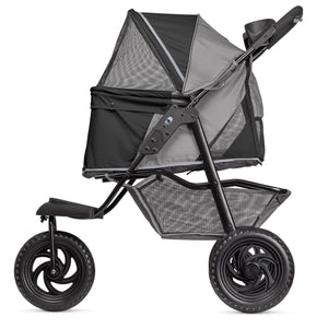TrailRunner Pet Stroller with 12" Mixed Terrain Rubber Tires