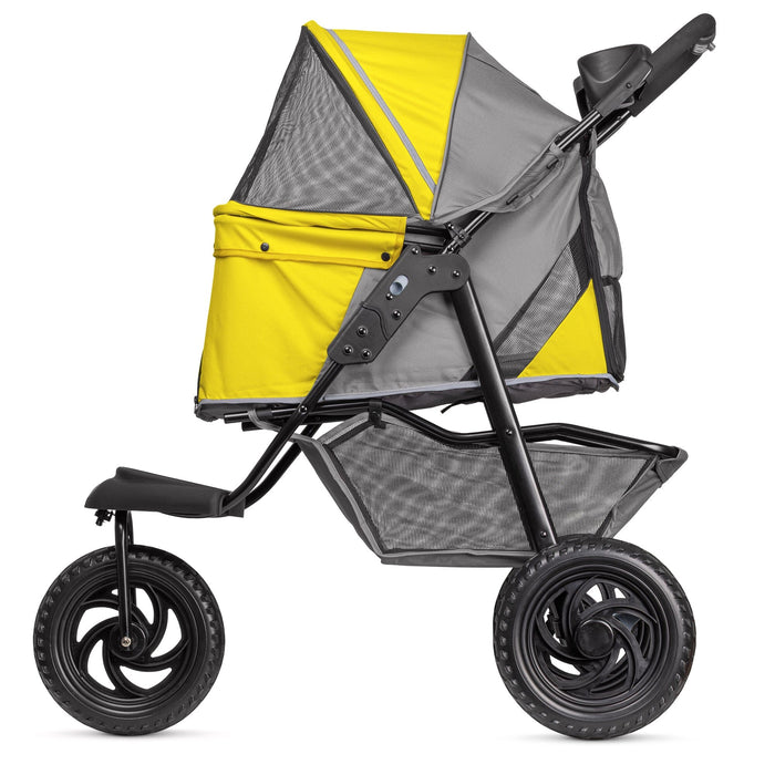 TrailRunner Pet Stroller with 12" Mixed Terrain Rubber Tires