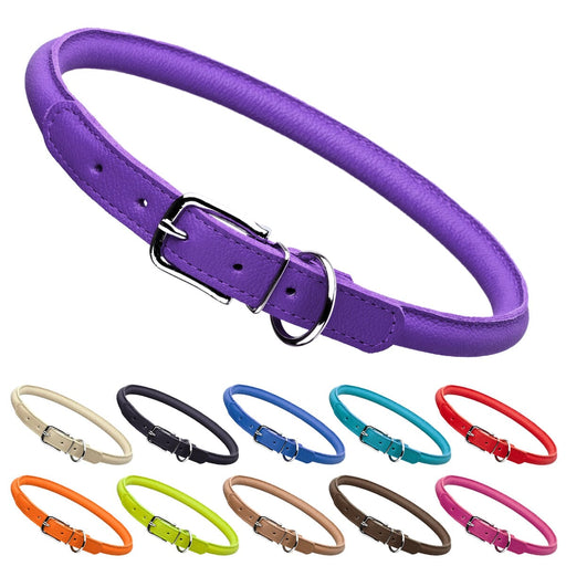 Soft Leather Round Collar