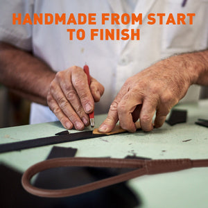 Soft Leather Round Slip Lead for Dogs