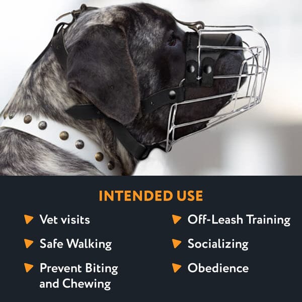 Viper Delta Metal Wire Basket Dog Muzzle