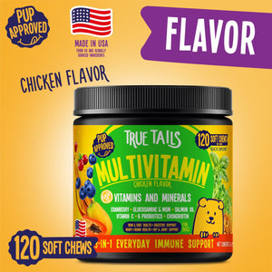 Multivitamin Chews For Dogs 9oz Jar (120 Count)
