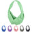 Soft-sided pet sling carrier with wide shoulder strap; seafoam green and 5 other color options