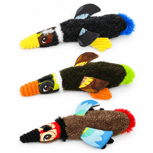 Crinkle Birds Dog Toy Collection