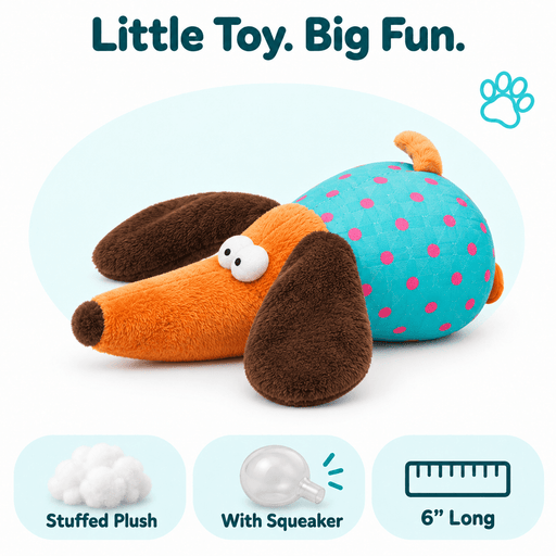 6" Mouse Mini Dog Toy