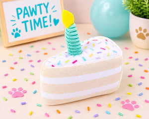 Cupcakes and Cake Slices Mini Plush Dog Toys Collection