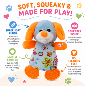 10" Doggy Soft Dog Toy