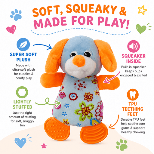 10" Doggy Soft Dog Toy