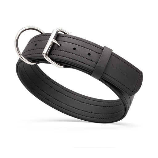 Biothane collar for working dogs with stainless steel buckle and D-ring